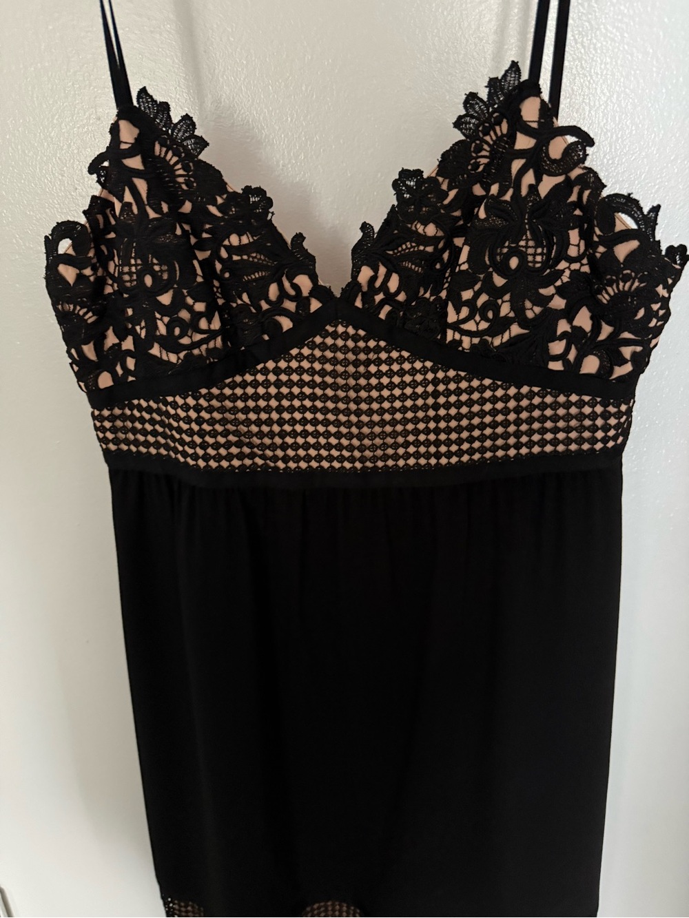 Theory Black Lace-Trim dress NWT - Picture 2 of 3
